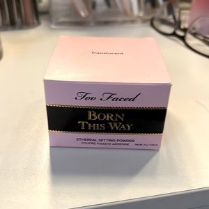 Brand new Too Faced Born this way powder in translucent.